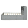 thumbnail image 3 of Modern Full Bed With Trundle, Drawer Storage Options Upgrade Enhancement, Ports And Headboard Storage, Gray Size Options, Chargers Compartments,, 3 of 7