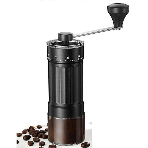 Mini Manual Coffee Grinder with 40 Adjustable Settings,Hand Coffee Bean Mill with 30g Capacity,for Travel,Camping,Office