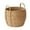Beige, variant on XINGAG Basket Round Wicker Pot with Handle, Seagrass Planter, Country Woven Flower Pot with Sturdy Handle, Decorative Storage Basket for Indoor Home Hotel Coffee Shop