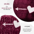 thumbnail image 2 of I Love You Mom Gift Blanket - Gifts for Mom - Birthday Gifts for Women - Unique Mom Gifts from Daughter or Son for Valentines Day, Birthday, Mothers Day, Christmas - Soft Throw 50"x60" (Merlot Red), 2 of 6