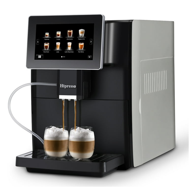 Programmable Super-automatic Espresso Coffee Machine with Large 7 inches HD TFT Display -