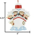 thumbnail image 5 of Personalized Family of 5 Ornament 2024 Family Vacation in Cruise Ship 1 Count - Ornaments by Elves, 5 of 10