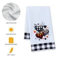 thumbnail image 6 of Beautynvta Halloween Kitchen Towel, Pumpkins Gnome Heart Buffalo Plaid Kitchen Towels Dish Towels, Halloween Decorative Hand Towels, 17.7''x27.5'', 6 of 6