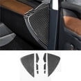 thumbnail image 1 of Real Bright Soft Car Interior Carbon Fiber Sticker Decoration8Pcs Carbon Fiber Side Dashboard Front Slot Cover For Sticker Tesla Model YAuto Car Protection Interior Accessories, 1 of 8