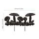 thumbnail image 3 of Horticultural Metal Hollowed Out Mushrooms Iron Piece Outdoor Garden Decoration Ground Insertion Handicrafts, 3 of 4