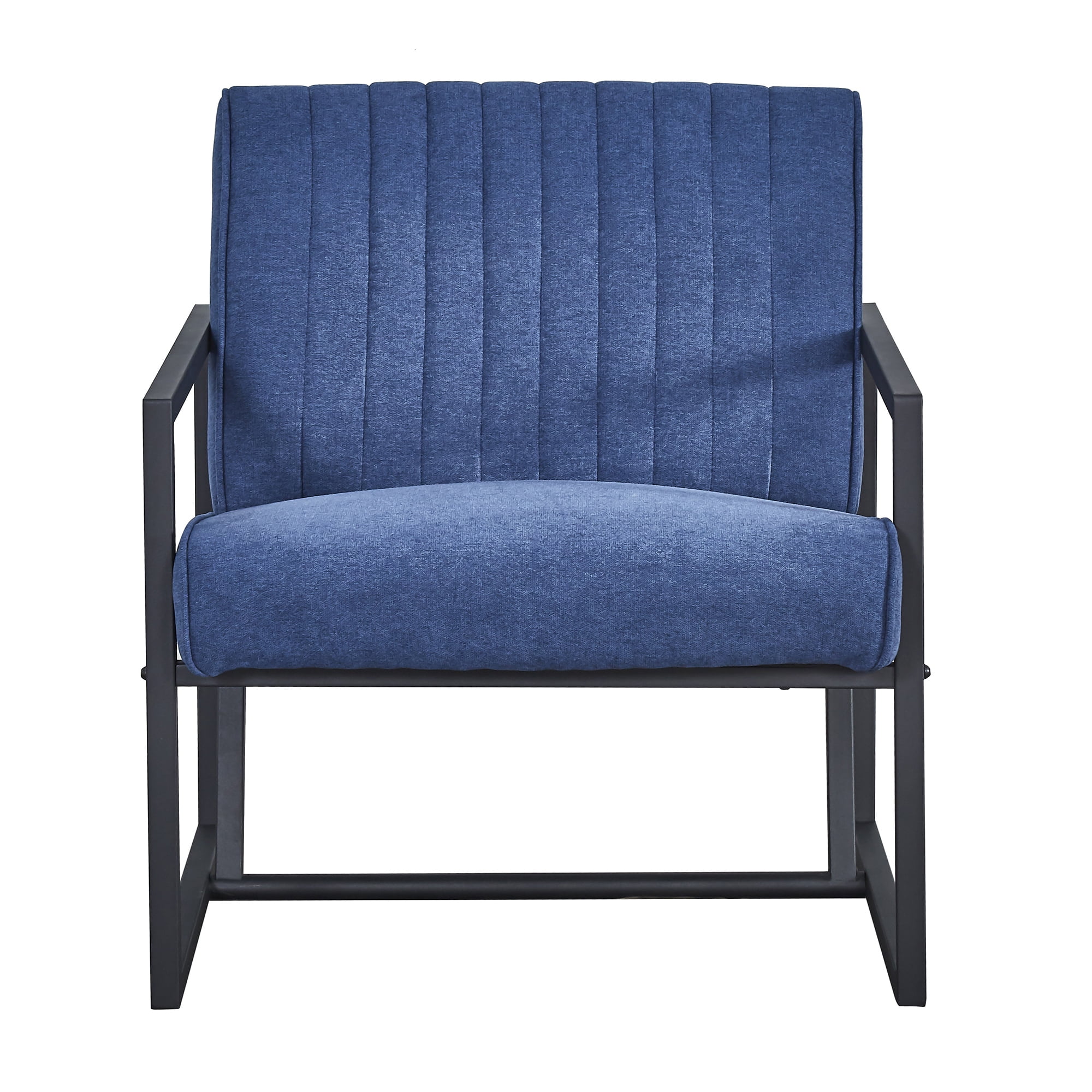 Kadyn Arm Chair, Single Sofa Chairs for Bedroom, Fabric Armchair for Living Room, Blue