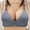 Blue, variant on Samickarr Wireless Minimizer Bras for Women Full Coverage Gathered Up Lingerie Wirefree Comfort Breathable Minimizer Bralettes Adjustable Shoulder Strap Daily Bras