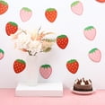 thumbnail image 1 of Houderco 4Ud Guirnalda De Papel Con Fresas Multicolor Para De Fiesta, 1 of 6