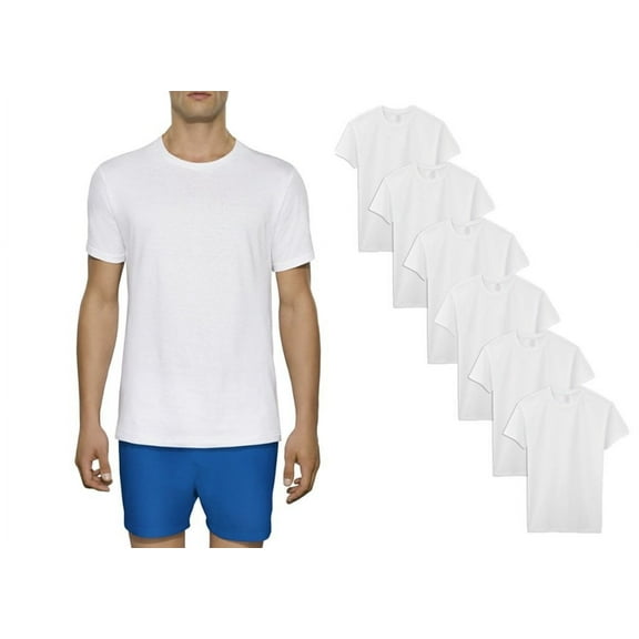 Fruit of the Loom Tall Men's Short Sleeve 100% Cotton Crew Tees