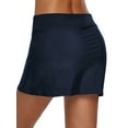 thumbnail image 6 of DODOING Women's Long Swim Shorts Board Shorts Beach Sports Bikini Short Boardshort Swim Skirts Swim Brief Bathing Suit Swimsuit Pants, 6 of 7