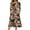 Brown, variant on CIENVNSTG Women's Fashion A-Line Summer Dress - Casual Flowy Dress for Everyday Wear