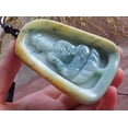 thumbnail image 2 of Certified Hand Carved Light Yellow Green Natural Myanmar Burma A Jade jadeite Guanyin Kwan Yin Pendant Necklace, 2 of 7