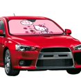 thumbnail image 2 of Windshield Sun Shade Foldable Car Front Window Sunshade For Car Suv Trucks Vans - Best Heat Shield Blocker Visor Cover Blocks Uv Rays And Keeps Your Vehicle Cool-Small, 2 of 5