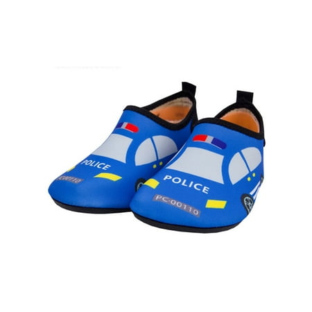 

Woobling Children Water Shoes Slip On Aqua Socks Quick Dry Beach Shoe Summer Flats Anti-Slip Barefoot Athletic Car 5C-6C