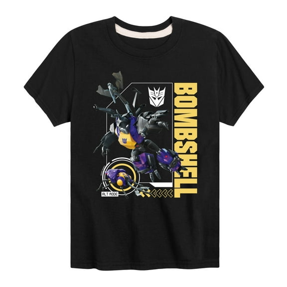 Transformers - Earth Spark - Bombshell - Youth Short Sleeve T-Shirt