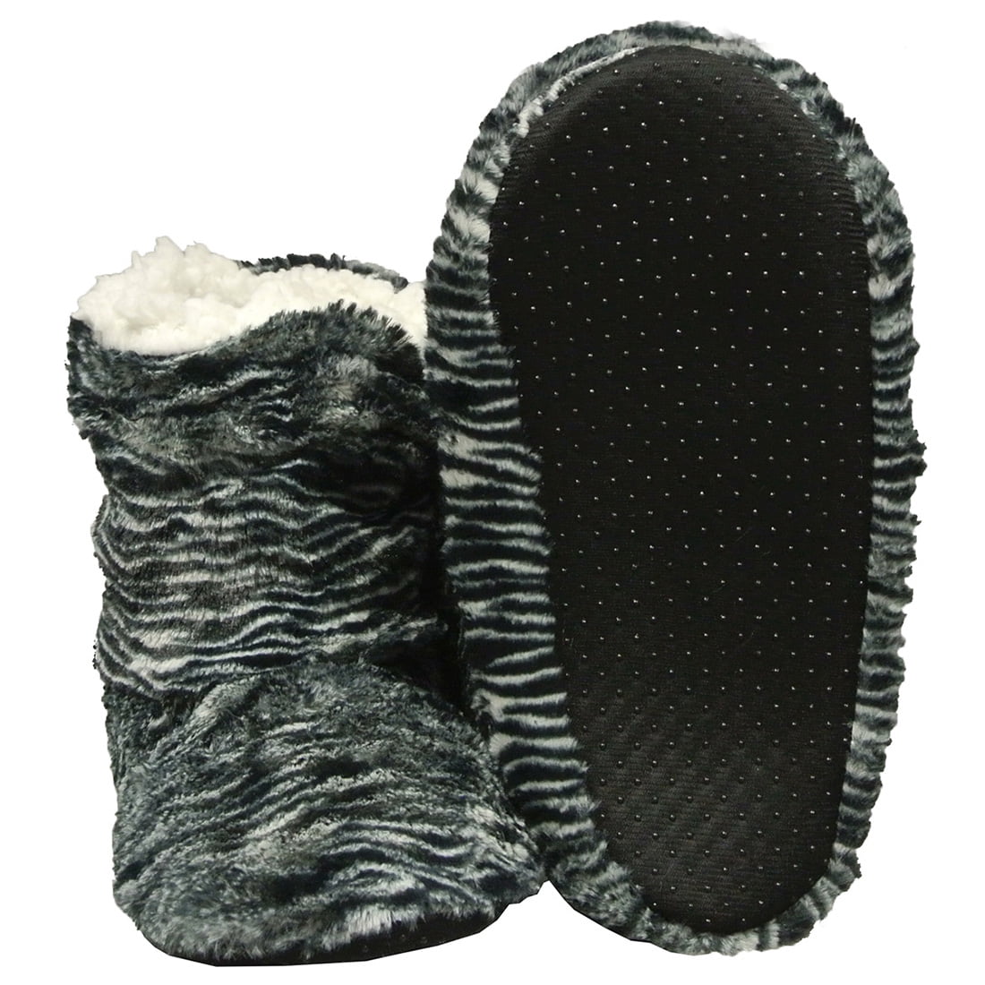 animal print slipper boots