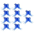 thumbnail image 2 of Inteprter 10 Uds. De guirnaldas de colores ligeras y bonitas con lazo, decoración romántica hecha a mano, arte con leche, regalos de Kits de decoración para fiestas Azul real, 2 of 6