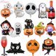 thumbnail image 2 of Decoraciones de Globos de calabaza y fantasma para Halloween, Globos de aluminio de araña, juguetes inflables, Globos de murciélago, suministros para fiestas de Halloween, juguetes para niños, 2 of 4
