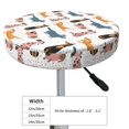 thumbnail image 2 of Cute heart Dog Round Bar Stool Seat Covers, Elastic Round Chair Cover Stool Seat Slipcover Bar Stool Cushions Round Pad for 12-14 inch, 2 of 5