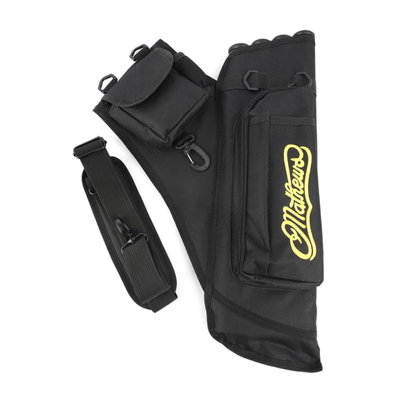 Archery Arrow Quiver 4 Tubes Waist Hip Bag Belt Back Pouch Holder Bow Hunting