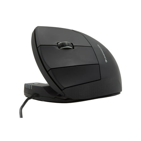 Contour Design - Unimouse Ergonomic Wired Mouse for Left-Handed - Black