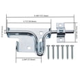thumbnail image 4 of 6-1/2 in. Slide Action Barrel Bolt, Zinc Plated, 4 of 9