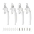 thumbnail image 2 of Aluminum Alloy Window Handle, Security Lock Hardware for Casement Window Lock Hard to Break and Rusts Resistant with Simple Installation, 2 of 7