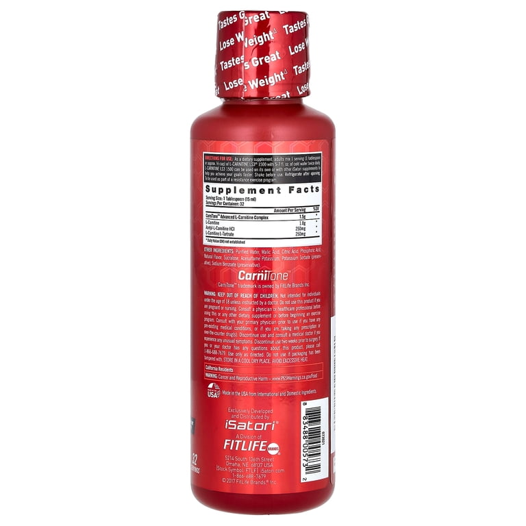 isatori l-carnitine ls3 concentrated liquid fat burner reviews iSatori L-Carnitine LS3 Concentrated Liquid Fat Burner And Metabolism  Activator - Fat Loss for Health And Fitness - Keto Friendly - Stimulant  Free - Malibu Beach 1500mg - (32 Servings)