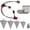 Black, variant on Saltwater Surf Fishing Tackle Kit - Saltwater Surf Fishing Rigs Bottom Rigs Include Fishing Leader Rigs Pyramid Sinkers Bass Casting Sinker Circle Hooks for Striped Bass Red Drum Flounder