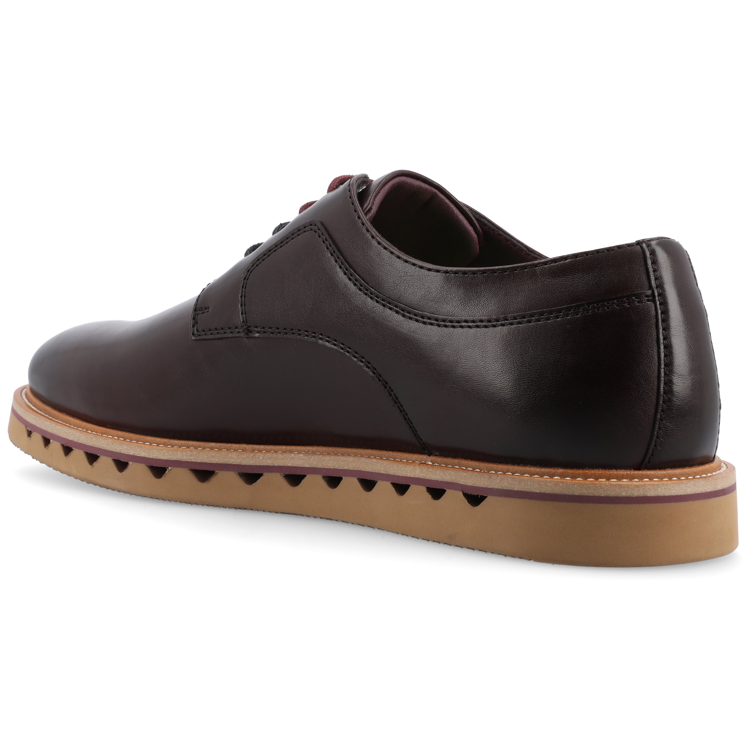 Vance Mens William Plain Toe Lace-up Derby