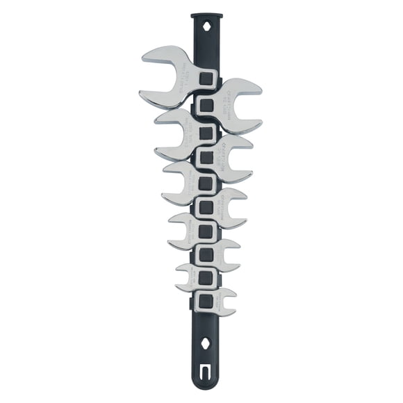 CRAFTSMAN Crowfoot Wrench Set, Open End, SAE, 10 Piece (CMMT12052LZ)