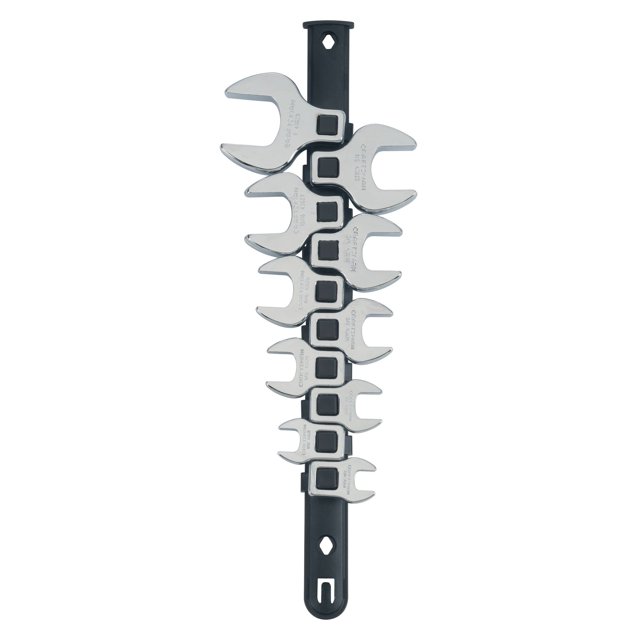 CRAFTSMAN Crowfoot Wrench Set, Open End, SAE, 10 Piece (CMMT12052LZ)
