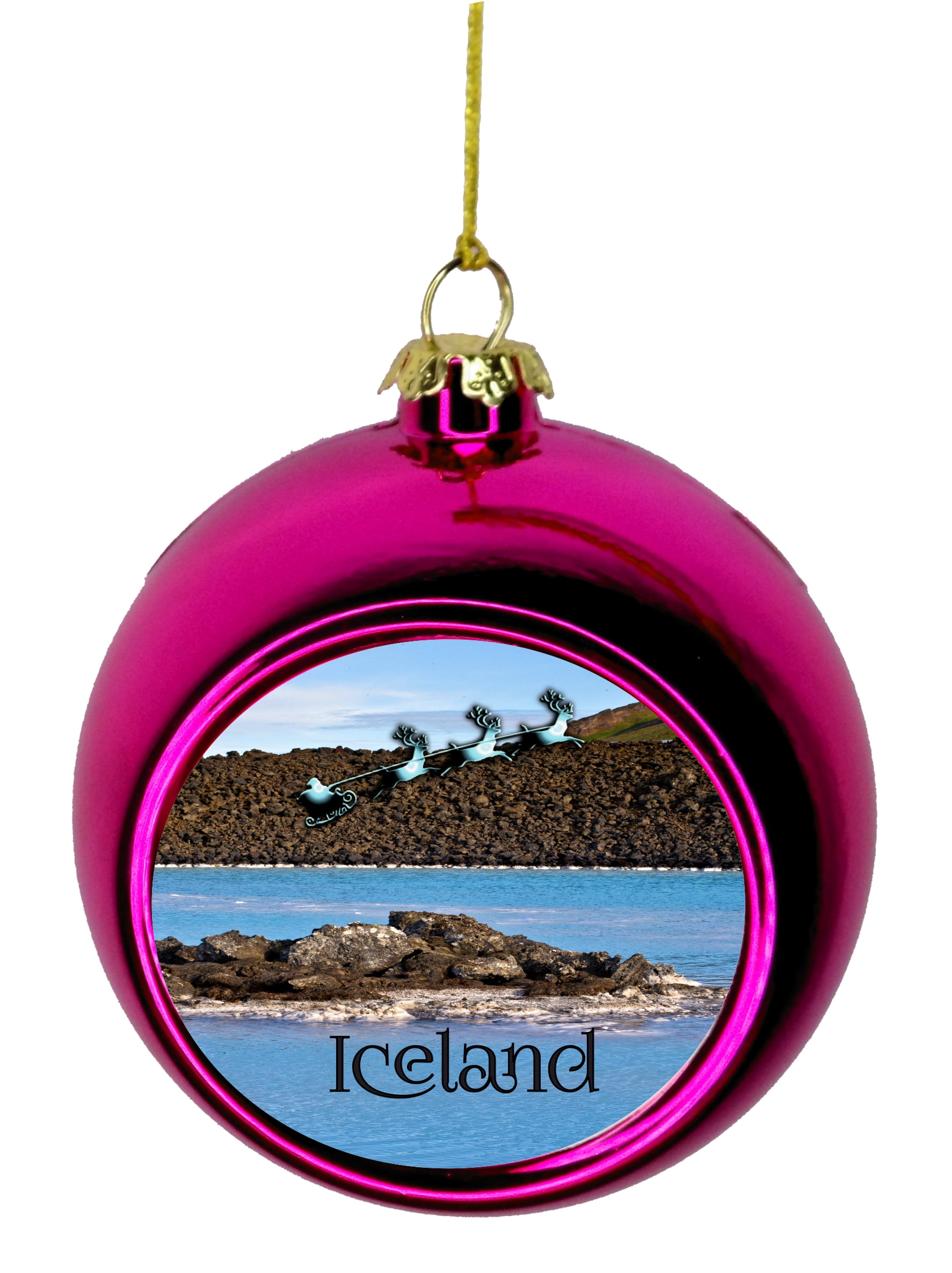 Iceland Ornament Iceland - Christmas Ornament The Blue Lagoon