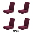 thumbnail image 2 of fastboy 4pcs/set Housse de Chaise Extensible Applications Larges Doux et Confortable Antidérapant, 2 of 6