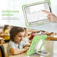 thumbnail image 7 of For iPad Mini 7th/6th Generation 8.3 inch 2024/2021 Case, 360 Rotatable Handle Stand, Shoulder Strap, Drop-Proof Design, Matcha Green, 7 of 7
