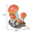 thumbnail image 3 of BNNG Miniature Mushroom Fairy Garden Decor - Resin Mushrooms Statues Craft Fairy Garden Accessories Indoor Outdoor Decor for Home DIY/Windowsill/Garden/Tabletop/Bonsai Ornaments, 3 of 3