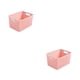 thumbnail image 3 of Caja de plástico apilable Advancent Organizador de almacenamiento duradero rosa METRO 2Conjunto, 3 of 6