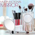 thumbnail image 5 of 2 Pieces 15x Magnifying Handheld Mirror And 10x Travel Makeup Mirror, Folding Double Sided Pedestal Mirror, 5 of 5