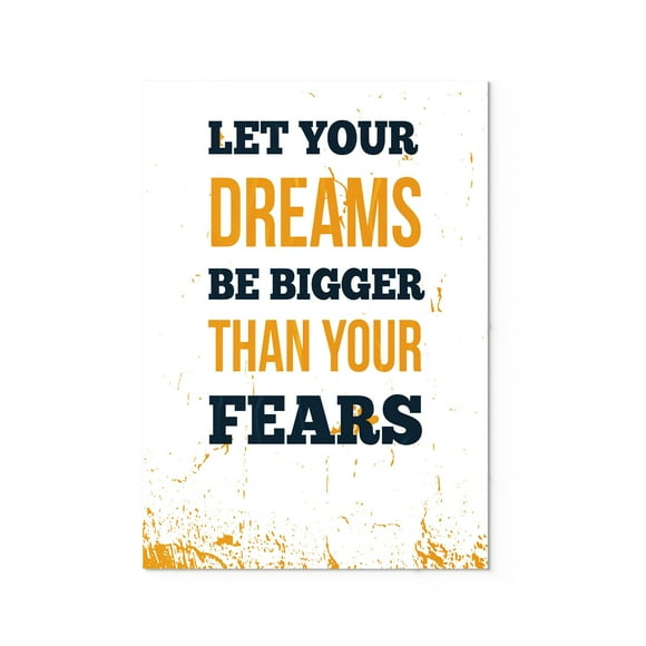 Ezposterprints Motivational Inspirational Posters for Home Office School Classroom Kidsroom - Motivational Quotes Poster Printing - Wall Art Print - Quote: Dreams - 16X24 inches