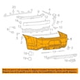 thumbnail image 3 of CAPA For 15-18 300 3.6L/5.7L Rear Bumper Cover Primed w/o Park Aid Sensor Holes, 3 of 4