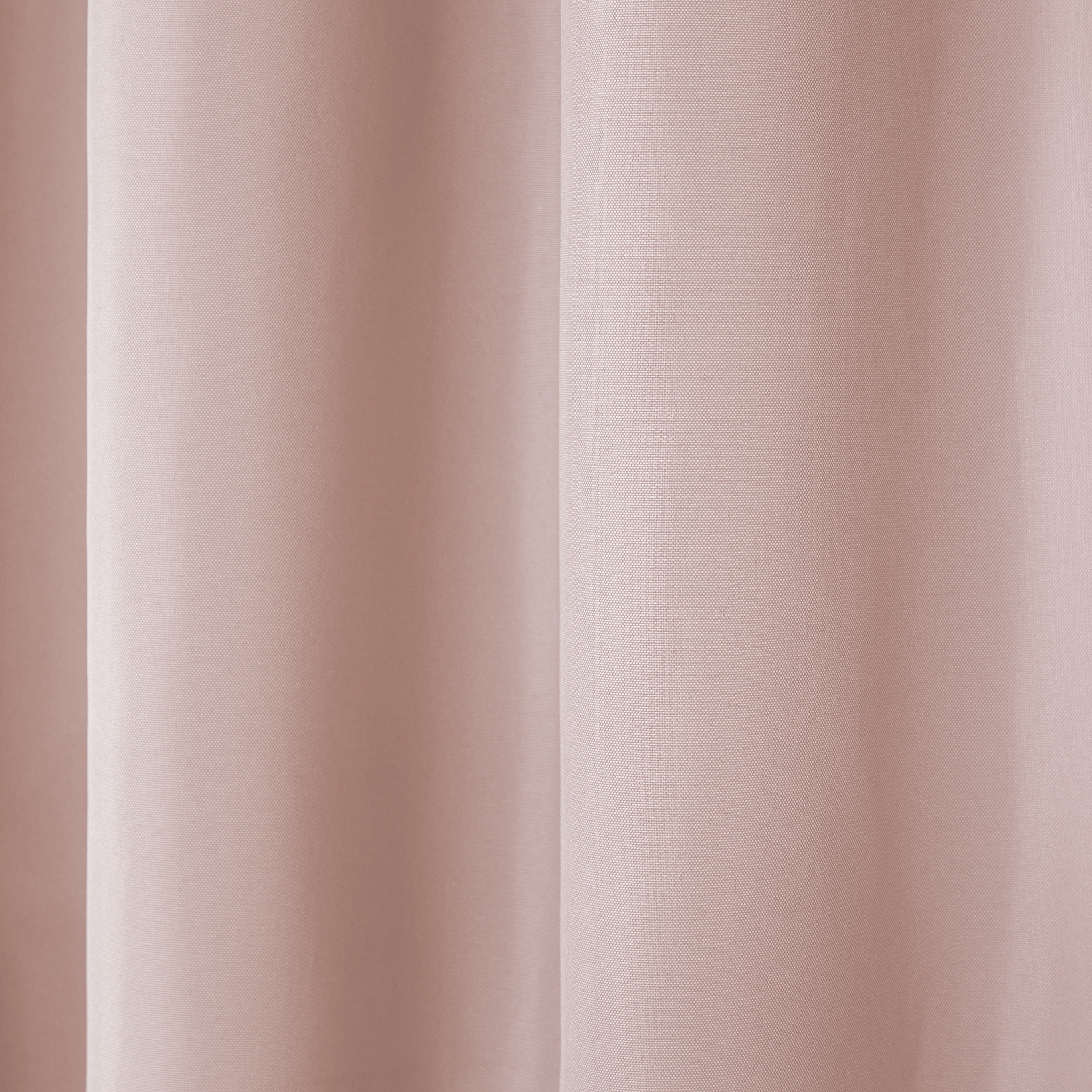 TOWN & COUNTRY BASICS Cabana Solid Heavyweight Indoor Outdoor Curtains, Light Filtering Opacity with Grommet Top, Water Repellent, 2-Pack Set, 54"x120", Blush