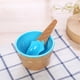 thumbnail image 1 of Juego de tazón y cuchara para helado | Vasos de postre reutilizables de plástico de 6 piezas para niños | Artículos para fiestas de cumpleaños, baby showers y eventos festivos, 1 of 5