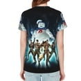 thumbnail image 2 of Ghostbusters Women's T Shirts Round Neck Short-Sleeve Soft T-Shirt Summer Casual Tee Tops 3D Printing Tee Shirt, 2 of 6