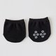 thumbnail image 1 of Zhuge Calcetines para pies y dedos femeninos, calcetines de media palma, base de silicona, 4 pares, negro, 1 of 5