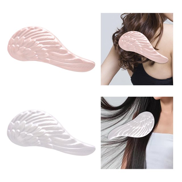 2 uds cepillo desenredador cepillo para el cabello herramientas de peinado antiestático adultos niños Rosa y blanco Colco cepillo desenredante