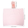thumbnail image 2 of OULII Oreiller de Camping Couverture Oreiller Chaud Couverture pour Rose 1Pcs, 2 of 6