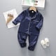 thumbnail image 2 of Odeerbi 1-5 Años Niños Niñas Pijama de Satén Con Solapa Entallada Camisa de Manga Larga Conjunto Suave Seda Ropa de Dormir Seda Conjuntos de Pijamas de Dos Piezas, 2 of 4