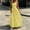 Yellow, variant on IUYRTFE Women's Strapless Ruched Waist Maxi Dress Solid Color A Line Long Casual Summer Gown