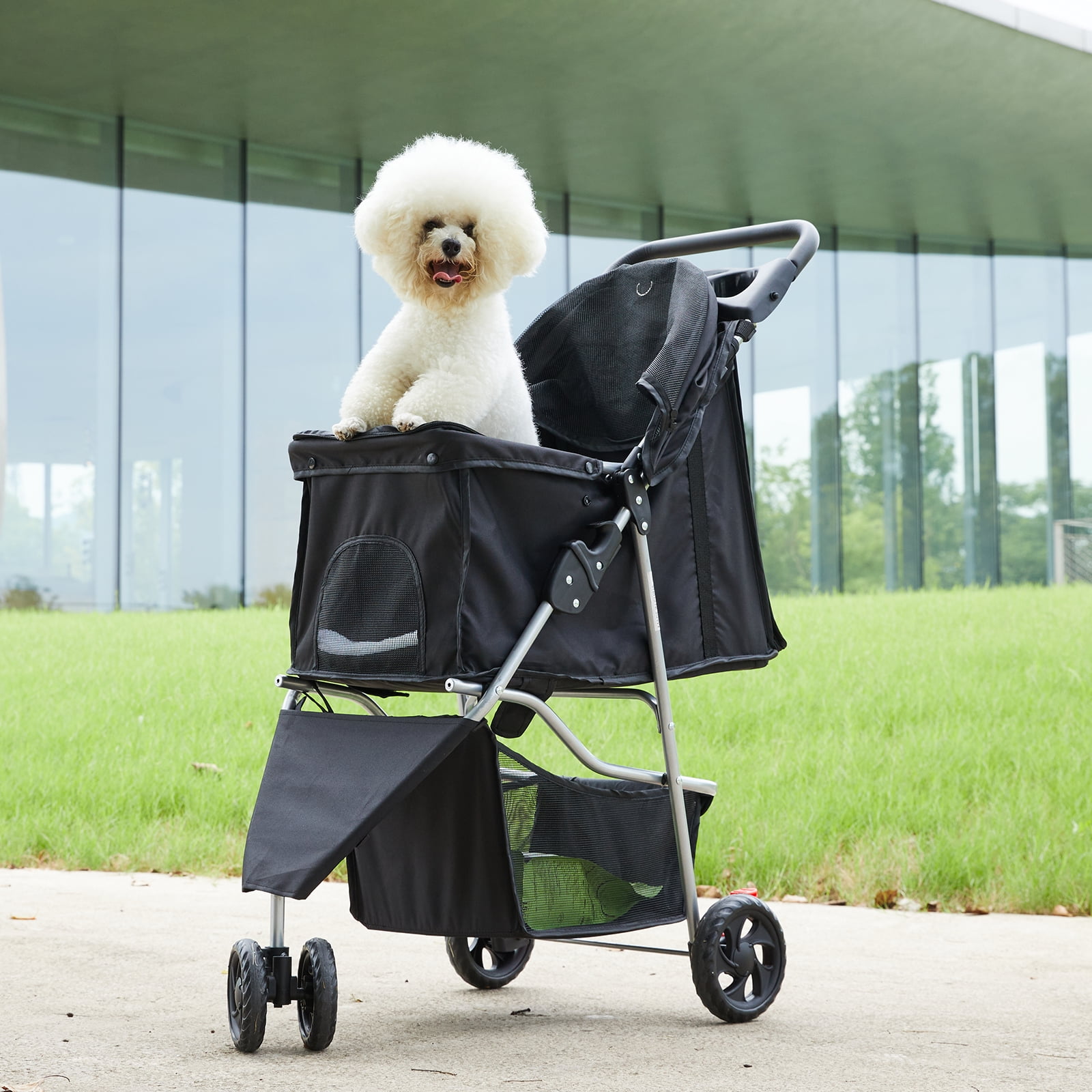 Gianna 3-Wheel Pet Stroller for Dogs, Jogging Stroller