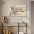 thumbnail image 3 of Old Oak Tree Canvas Vintage Illustration by Art Remedy, Silver Frame, 36" x 24", 3 of 7